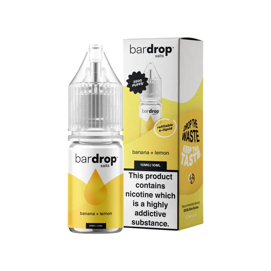Bar Drop Banana Lemon 10ml Nic Salt E-liquid