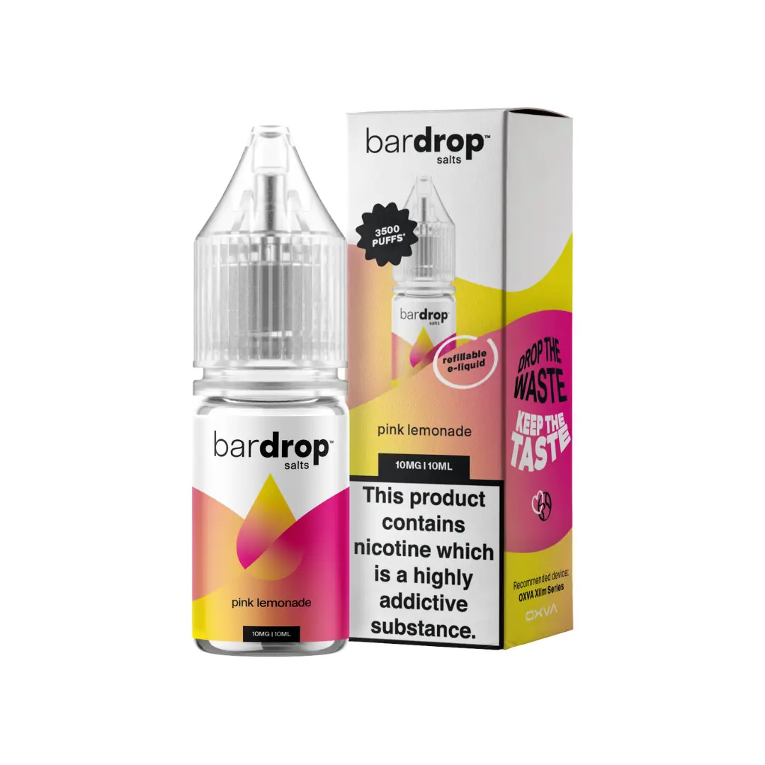 Bar Drop Pink Lemonade 10ml Nic Salt E-liquid