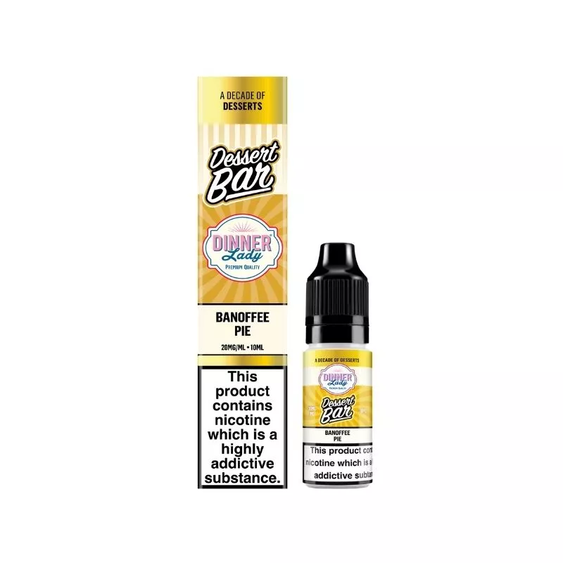 Dinner Lady Dessert Banoffee Pie Bar Salt 10ml