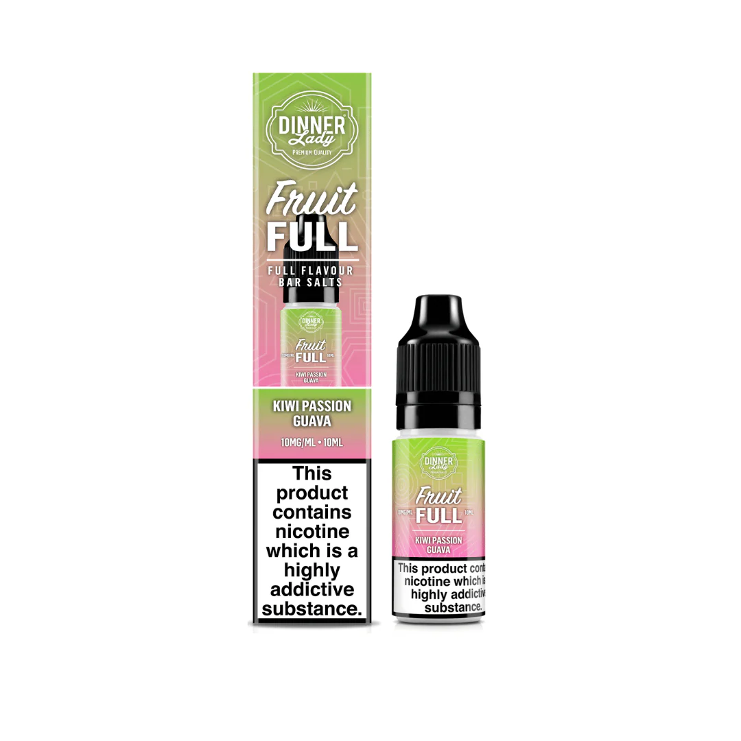 Dinner Lady Fruit Full Kiwi Passion Guava 10ml Nic Salt
