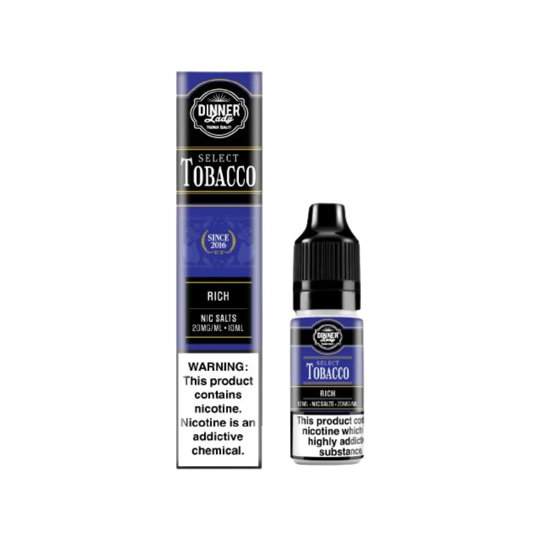Dinner Lady Select Tobacco Rich 10ml Nic Salt