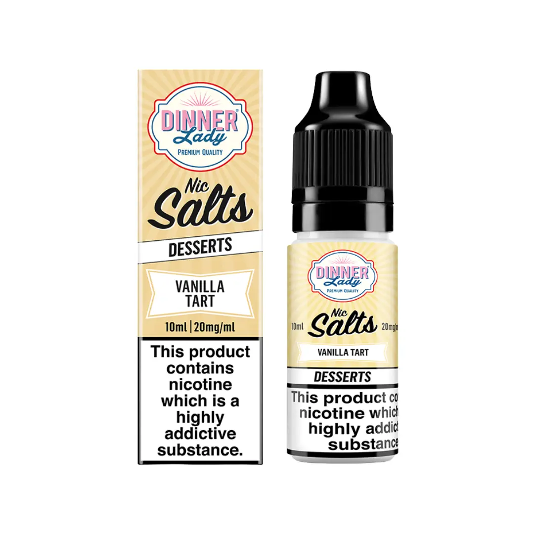Dinner Lady Vanilla Tart 10ml Nic Salt