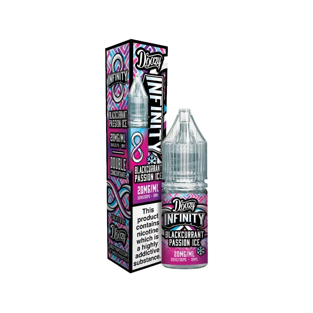 Doozy Infinity Blackcurrant Passion Ice 10ml Nic Salt