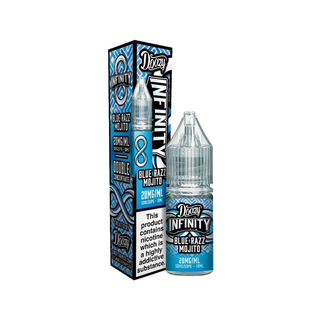 Doozy Infinity Blue Razz Mojito 10ml Nic Salt