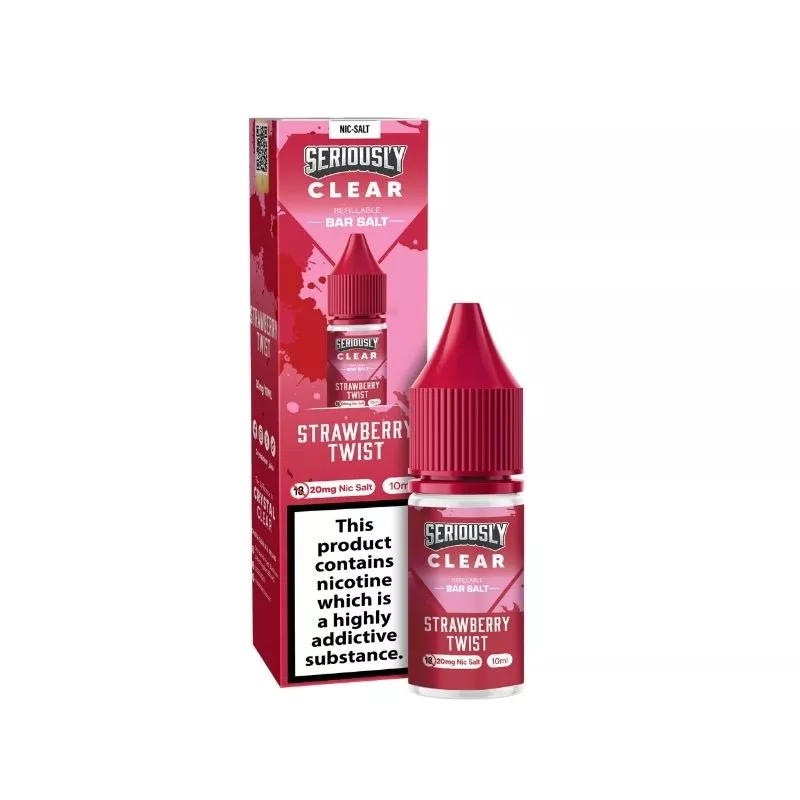Doozy Seriously Clear Strawberry Twist 10ml Nic Salt