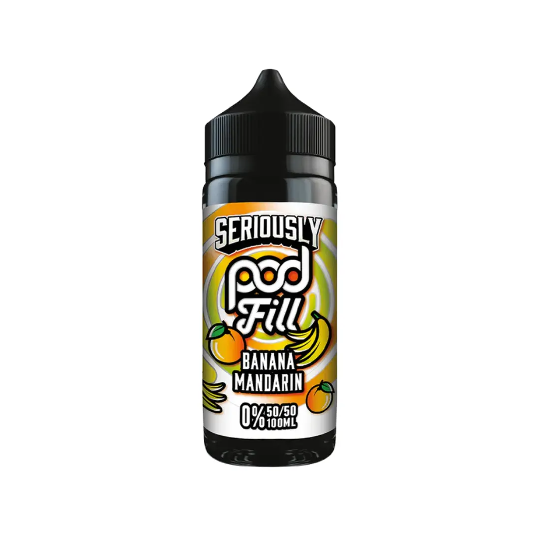 Doozy Seriously Pod Fill Banana Mandarin 100ml Shortfill