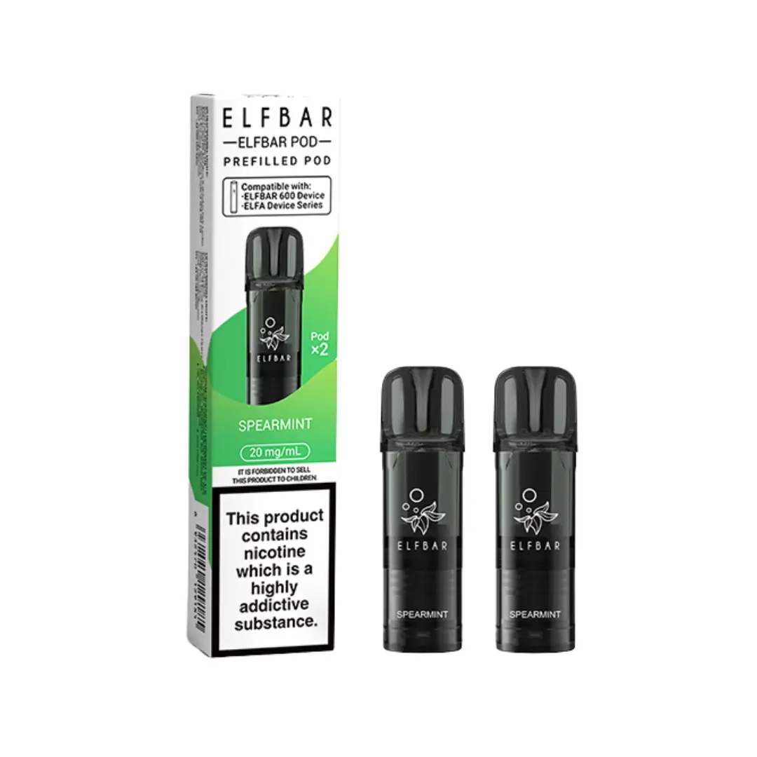 Elf Bar 600 Spearmint Prefilled Pods