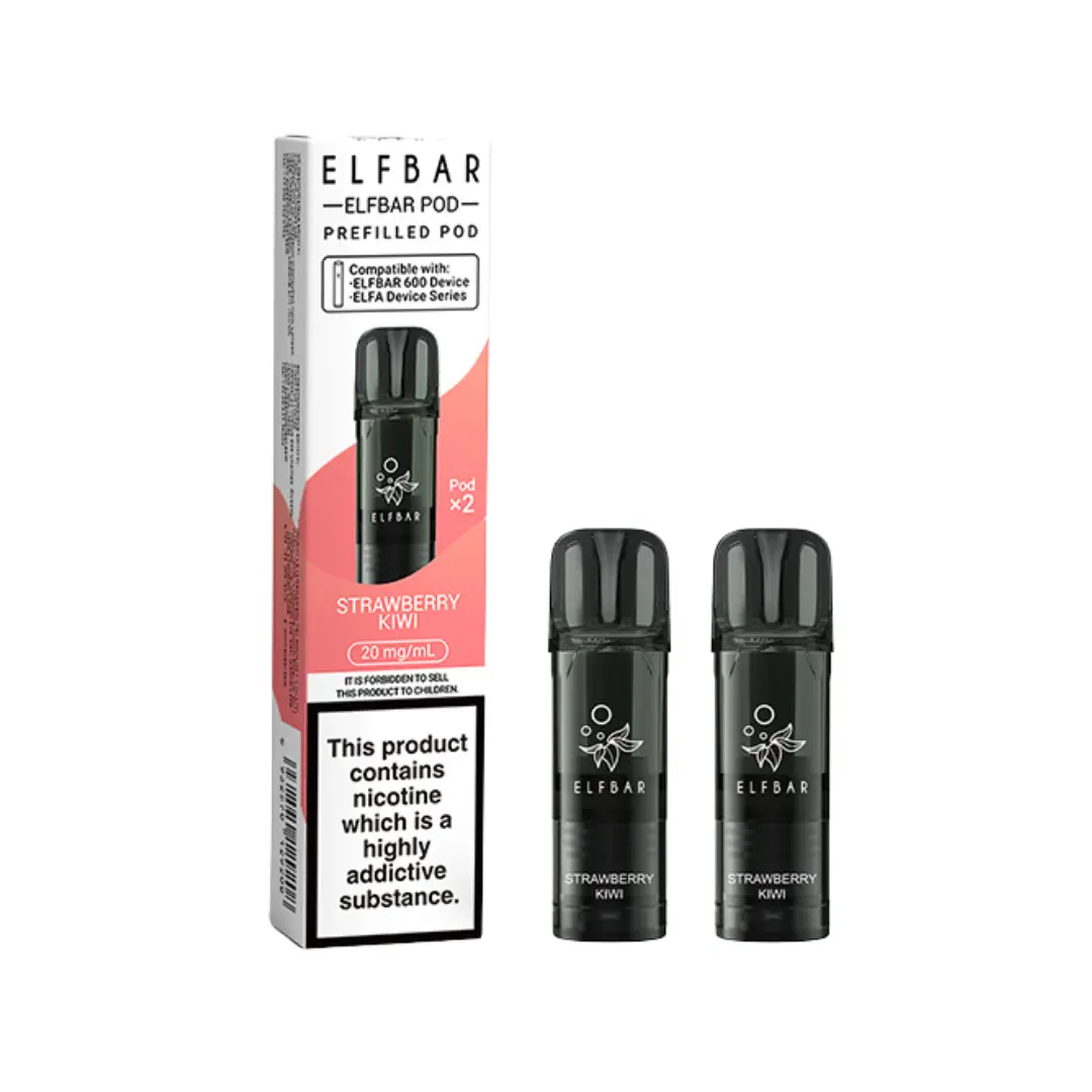 Elf Bar 600 Strawberry Kiwi Prefilled Pods