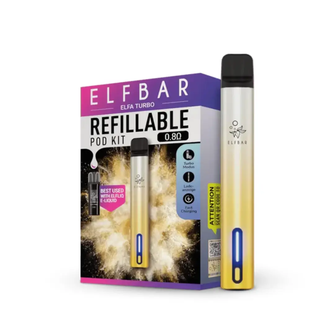 Elf Bar ELFA Turbo Refillable Pod Vape Kit - Image 4