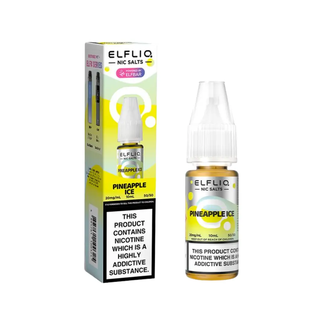 Elf Bar Elfliq Pineapple Ice 10ml Nic Salt E-liquid