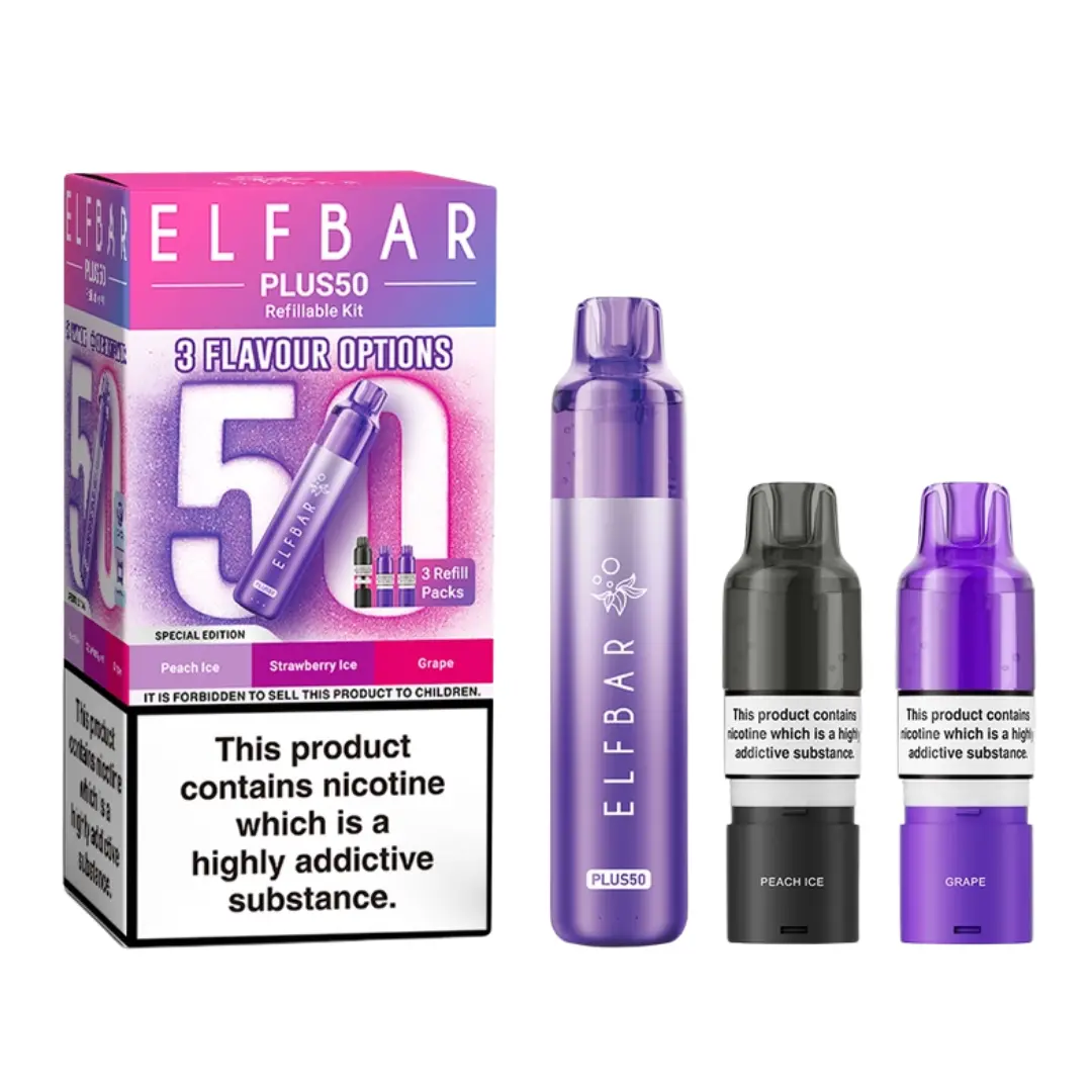 Elf Bar Plus 50 Prefilled Pod Kit - Image 11