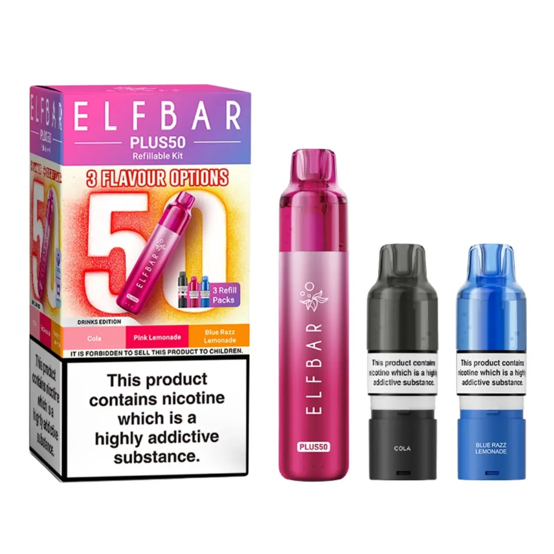 Elf Bar Plus 50 Prefilled Pod Kit - Image 6