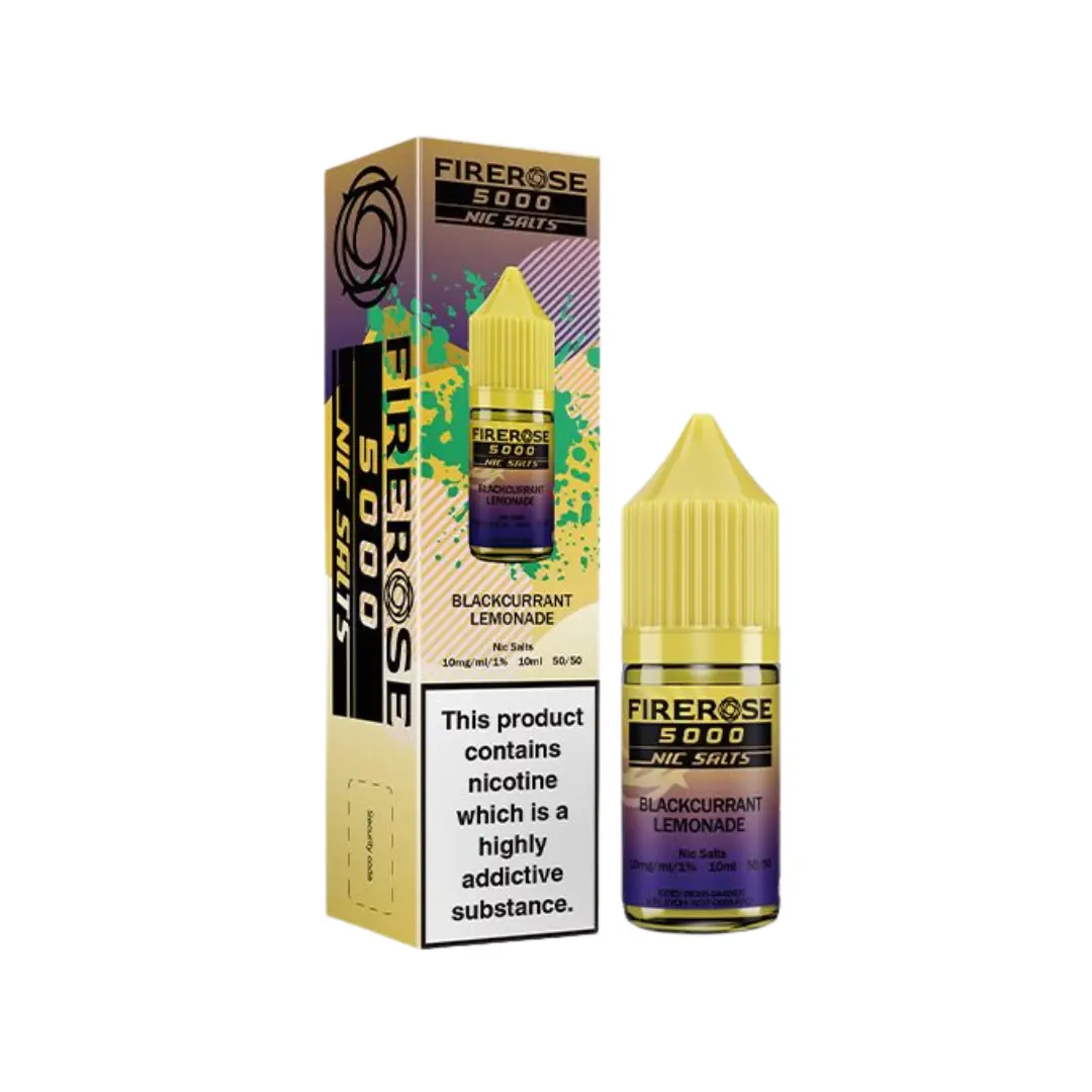 Firerose 5000 Blackcurrant Lemonade 10ml Nic Salt E-liquid by ELUX