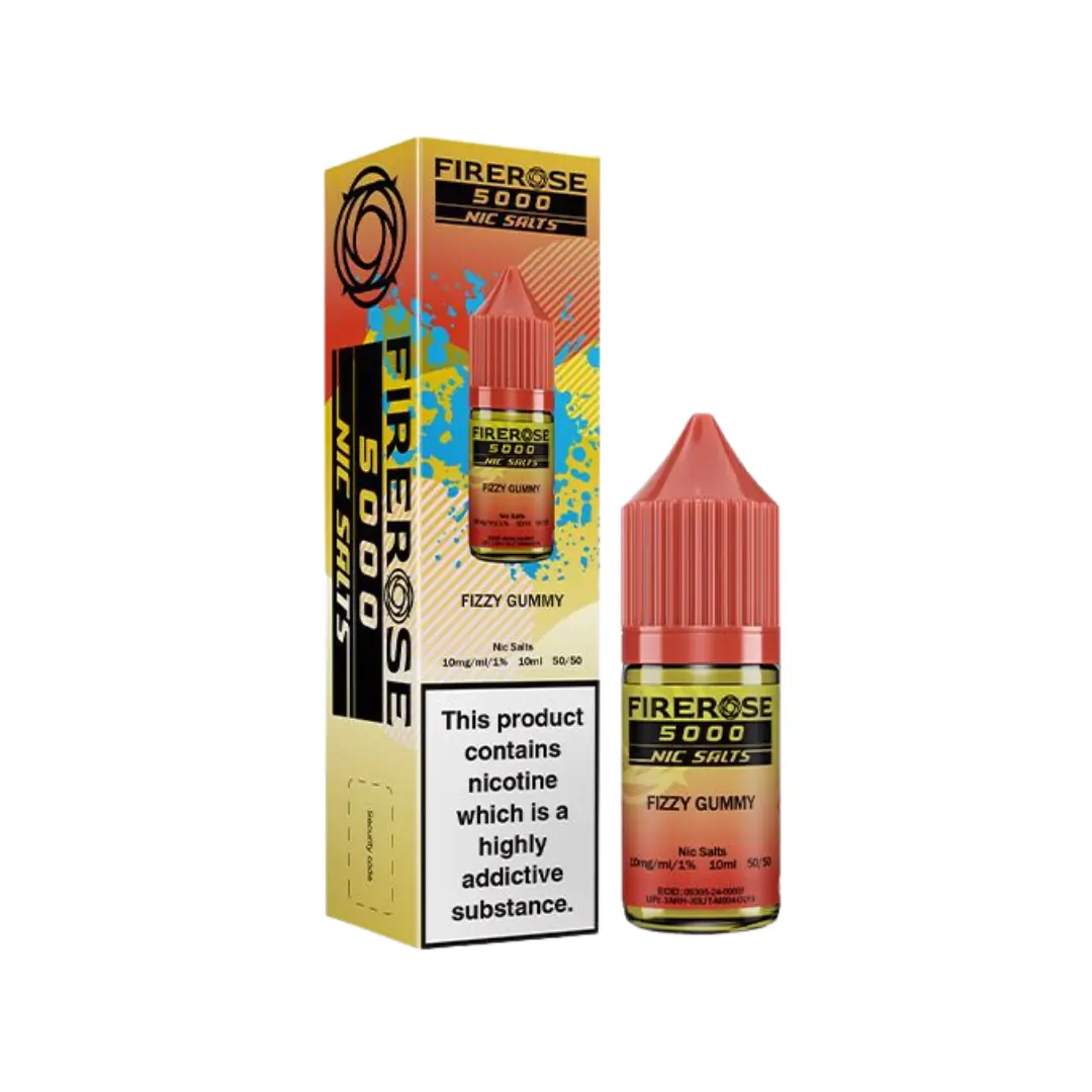 Firerose 5000 Fizzy Gummy 10ml Nic Salt E-liquid by ELUX