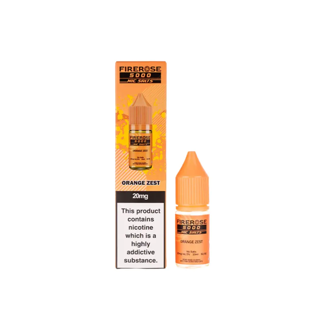 Firerose 5000 Orange Zest 10ml Nic Salt E-liquid by ELUX - Image 2