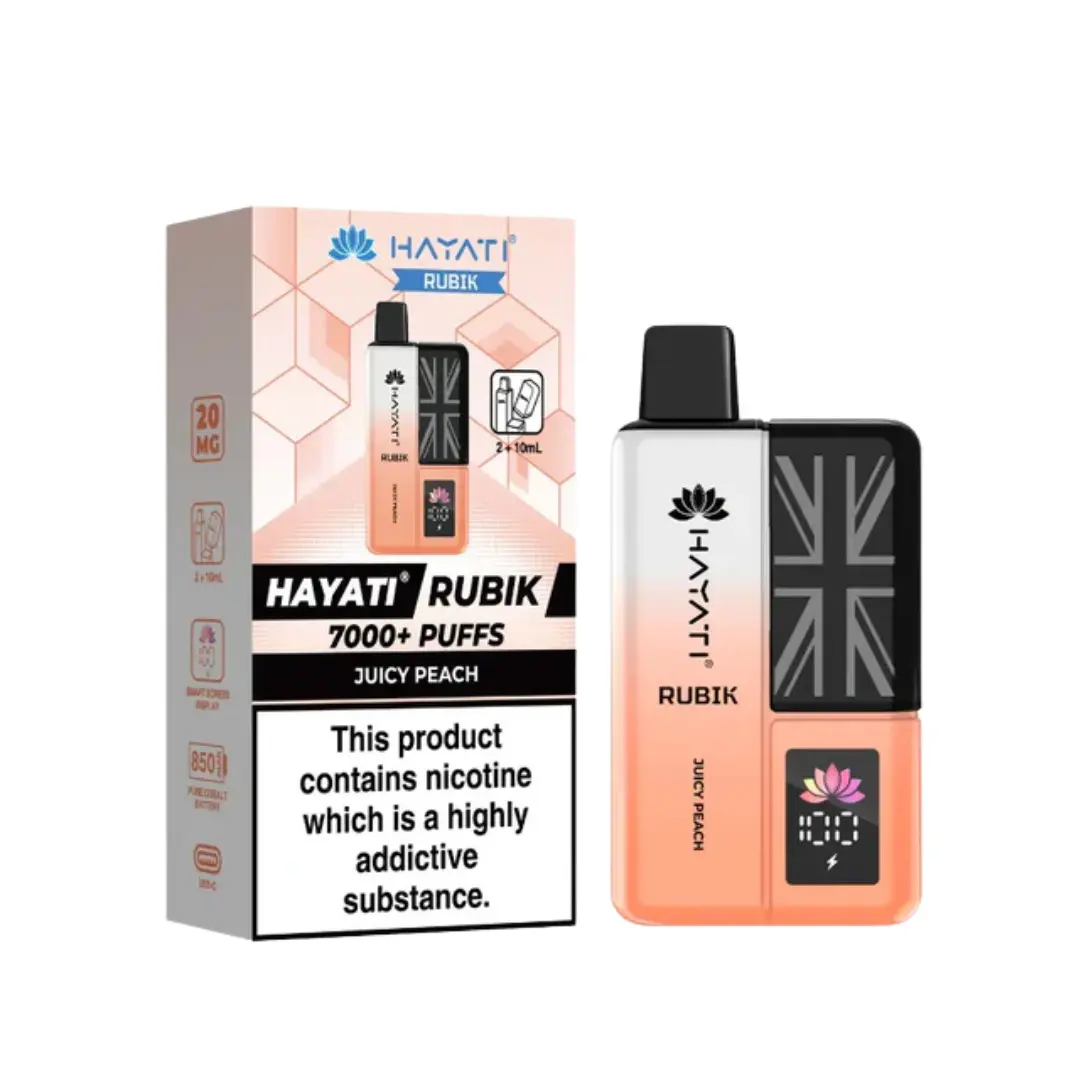 Hayati Rubik 7000 Puff Prefilled Pod Vape Kit - Image 10