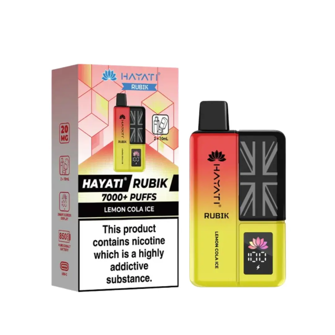 Hayati Rubik 7000 Puff Prefilled Pod Vape Kit - Image 12