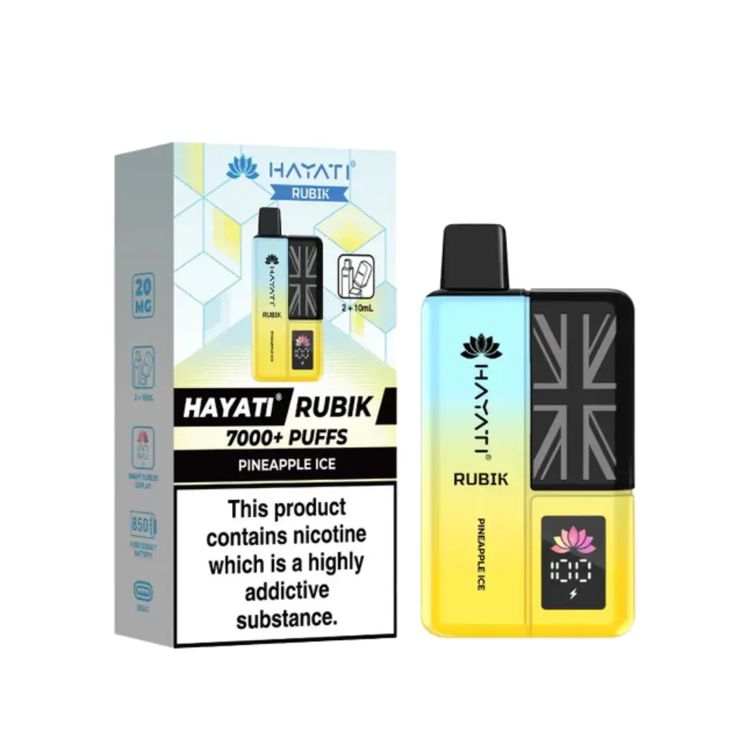 Hayati Rubik 7000 Puff Prefilled Pod Vape Kit - Image 14