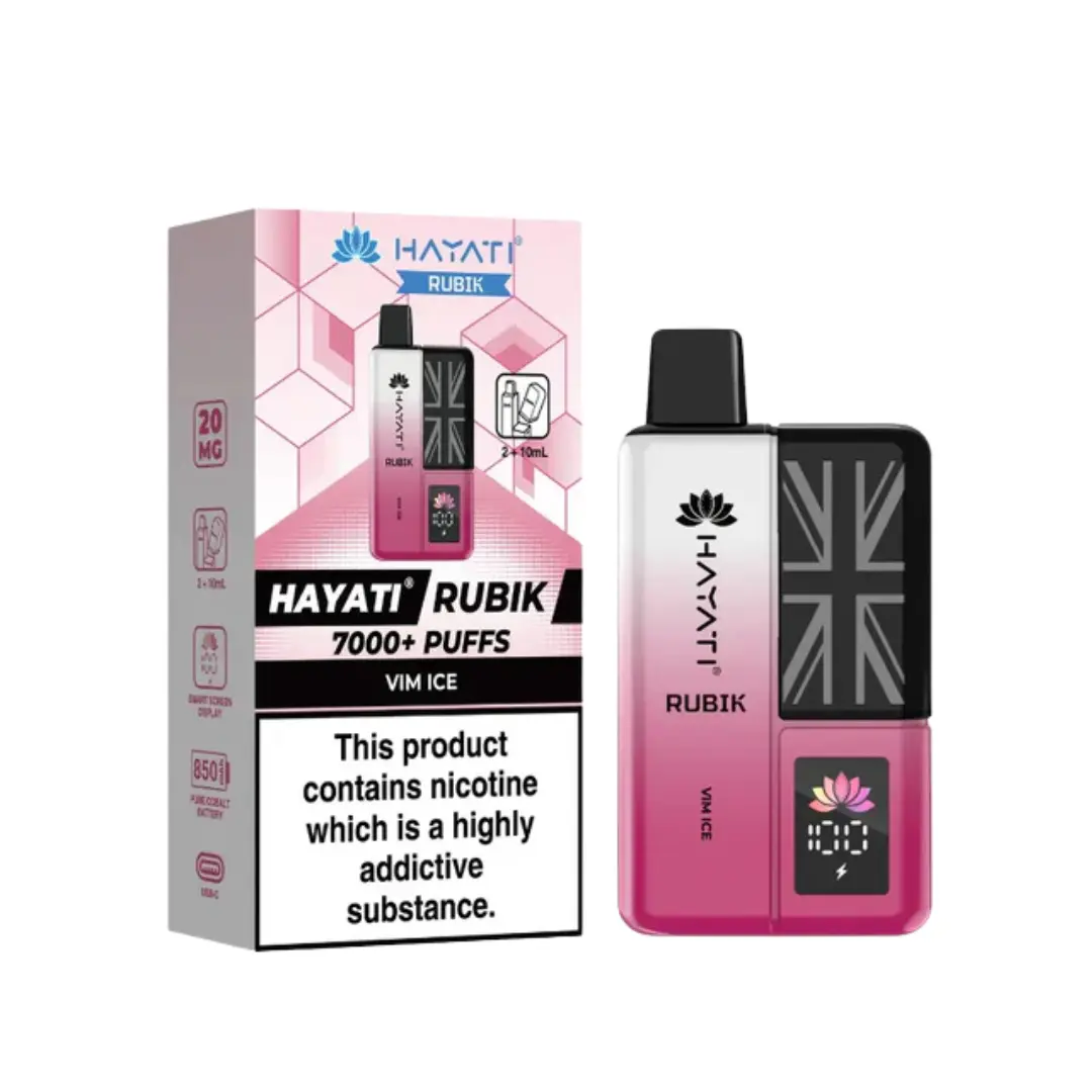 Hayati Rubik 7000 Puff Prefilled Pod Vape Kit - Image 20