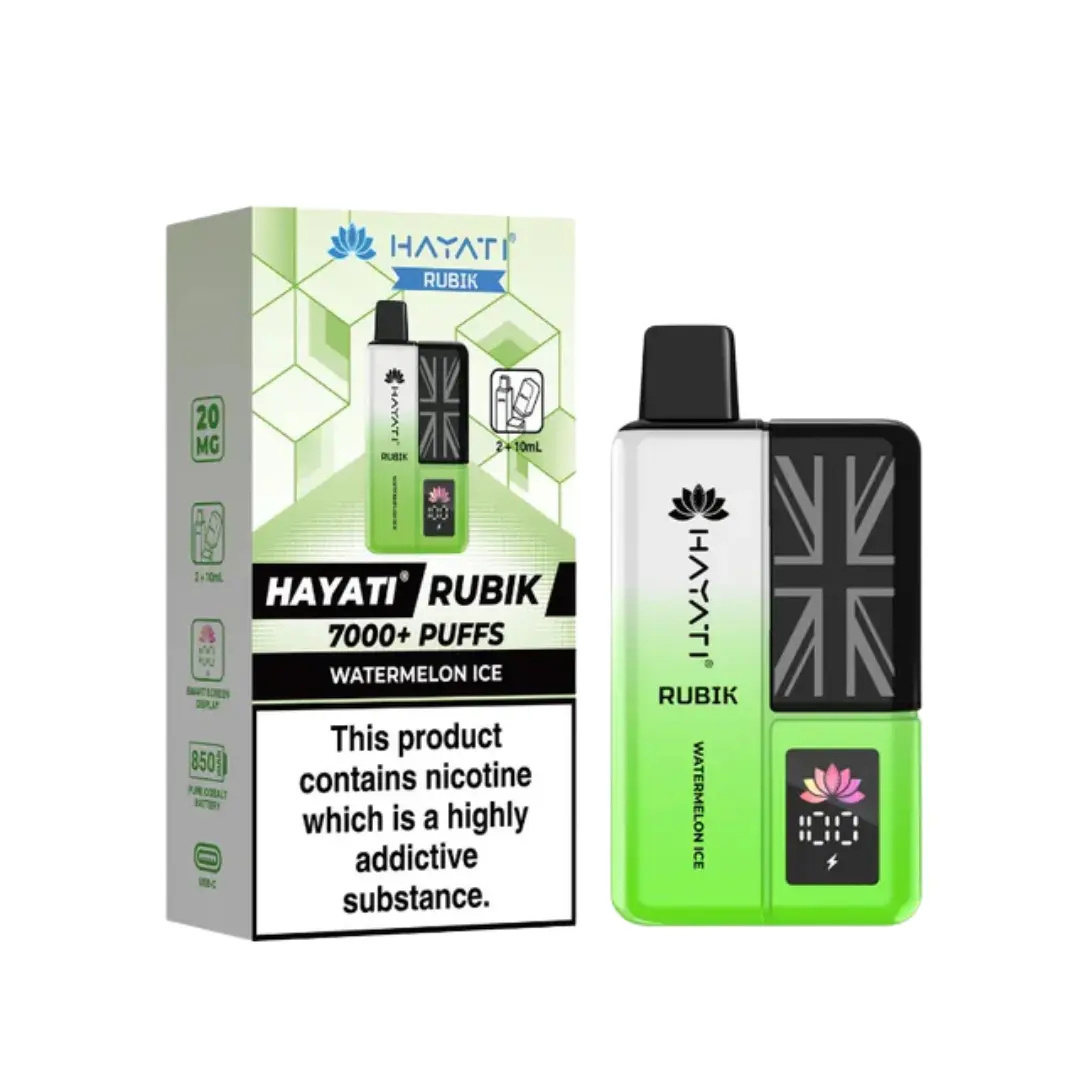 Hayati Rubik 7000 Puff Prefilled Pod Vape Kit - Image 22