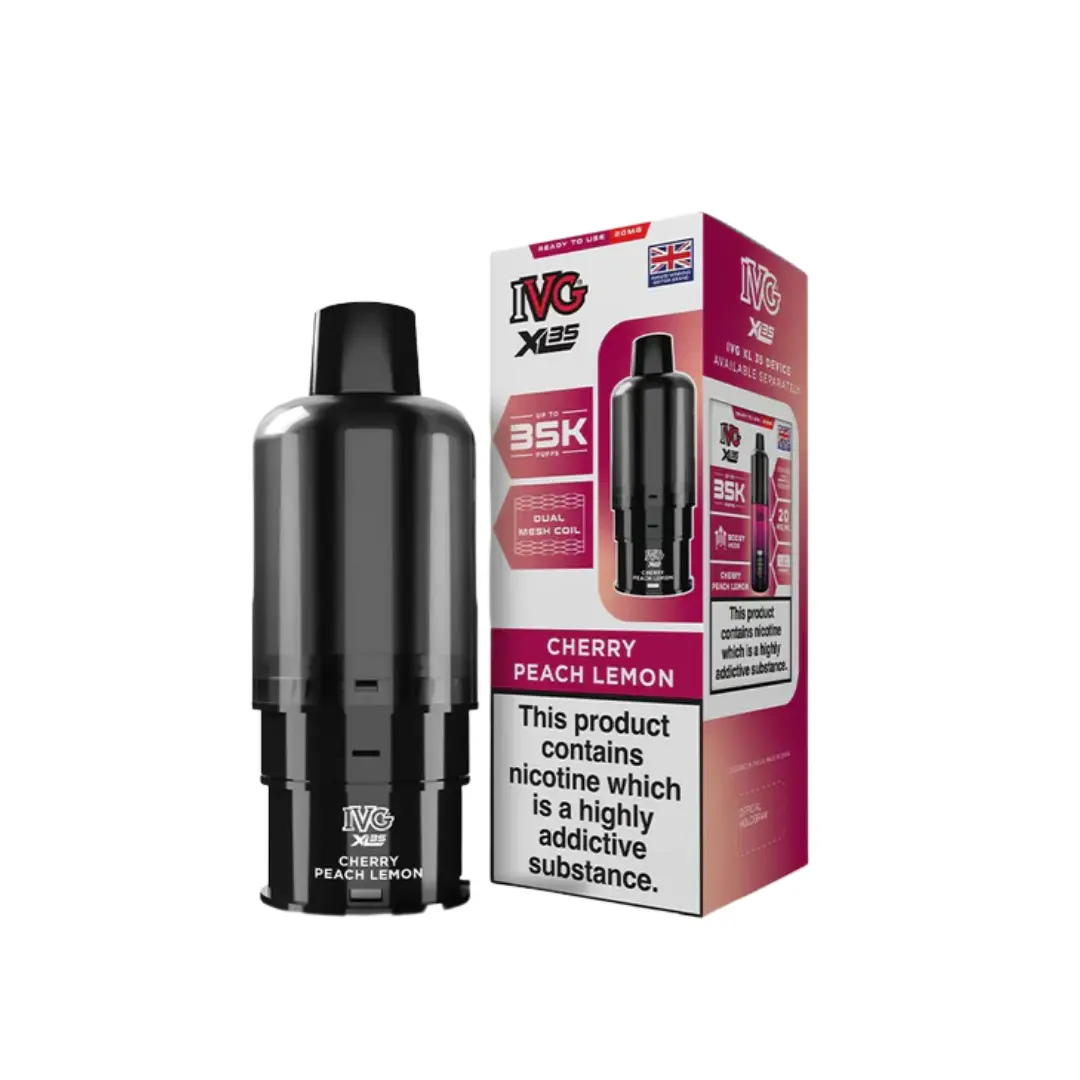 IVG XL 35K Cherry Peach Lemon Refill Pod