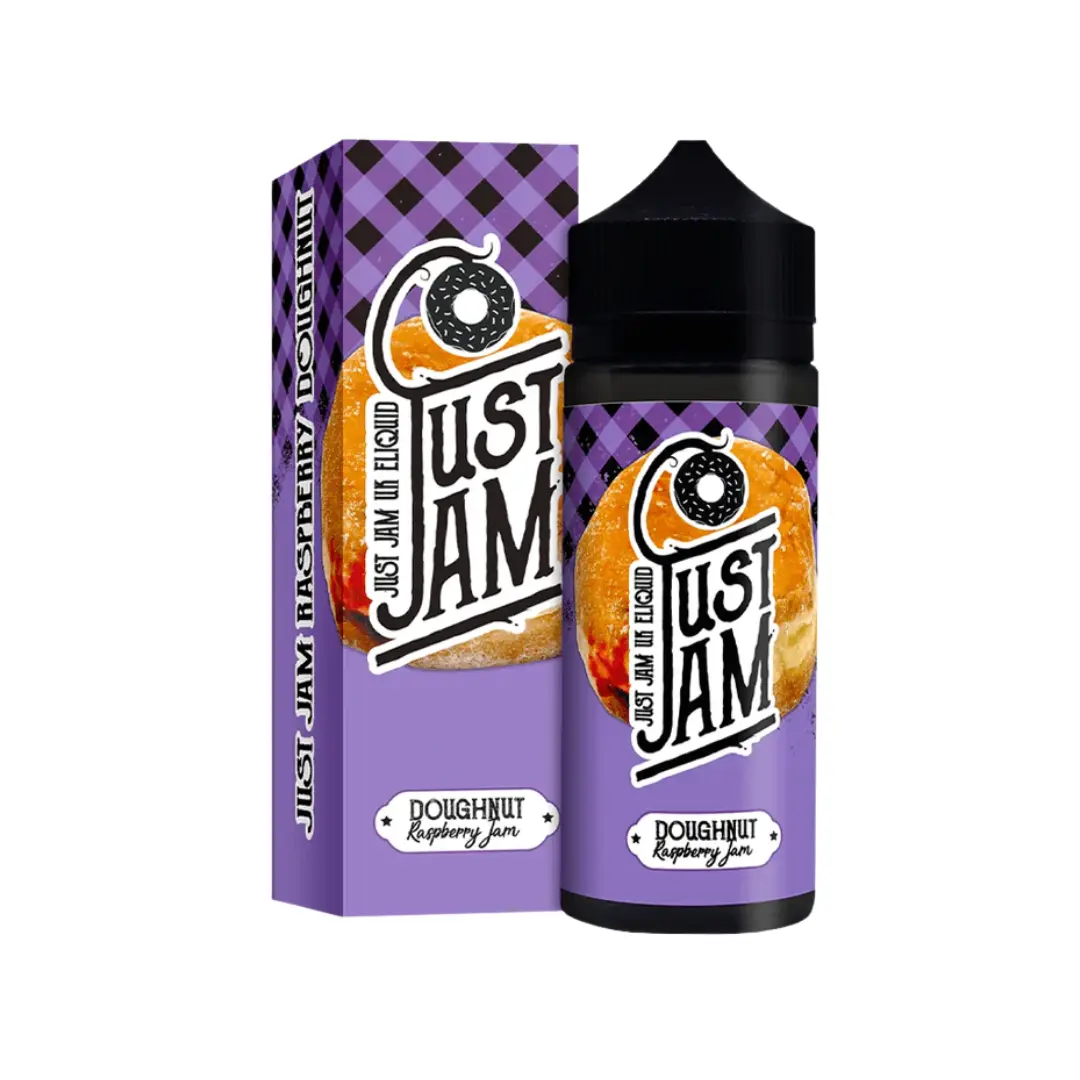 Just Jam Raspberry Doughnut 100ml E-liquid