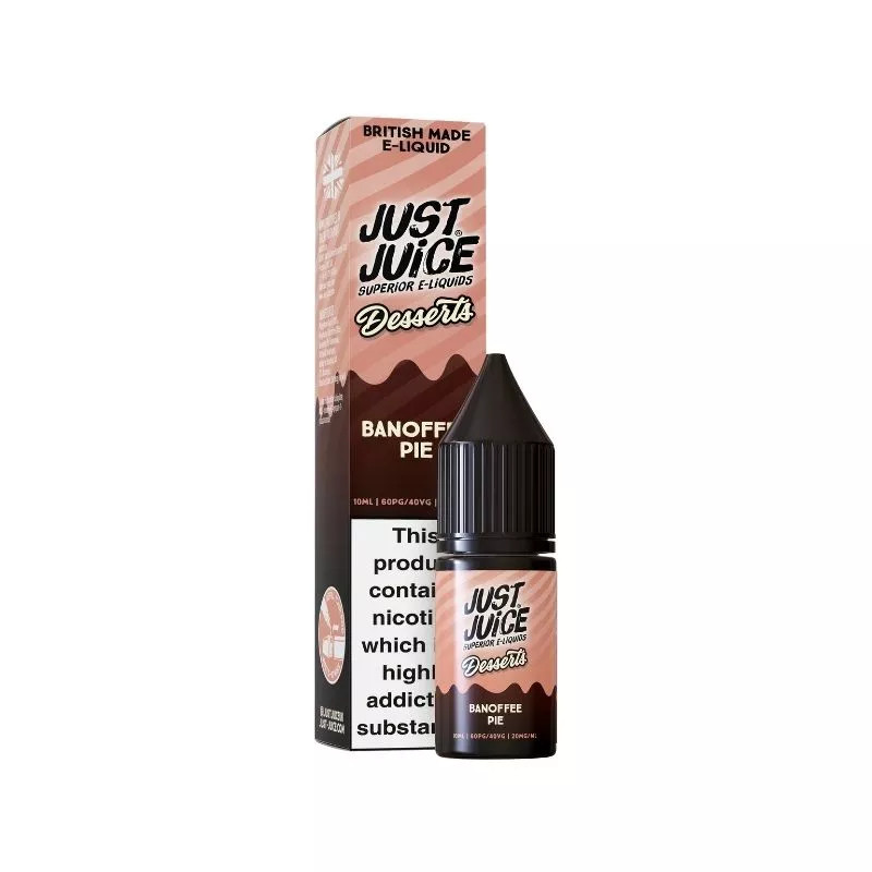 Just Juice Desserts Banoffee Pie 10ml Nic Salt