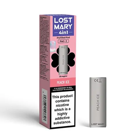 Lost Mary 4 in 1 Peach Ice Refill Pods