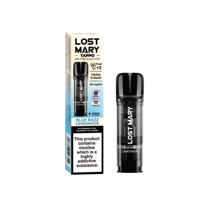 Lost Mary Blue Razz Lemonade Tappo Pods