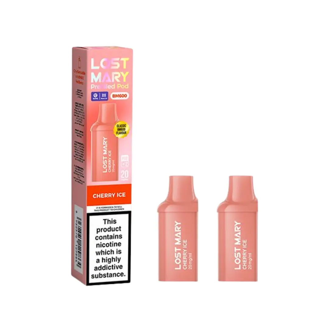 Lost Mary BM600 Cherry Ice Prefilled Pods