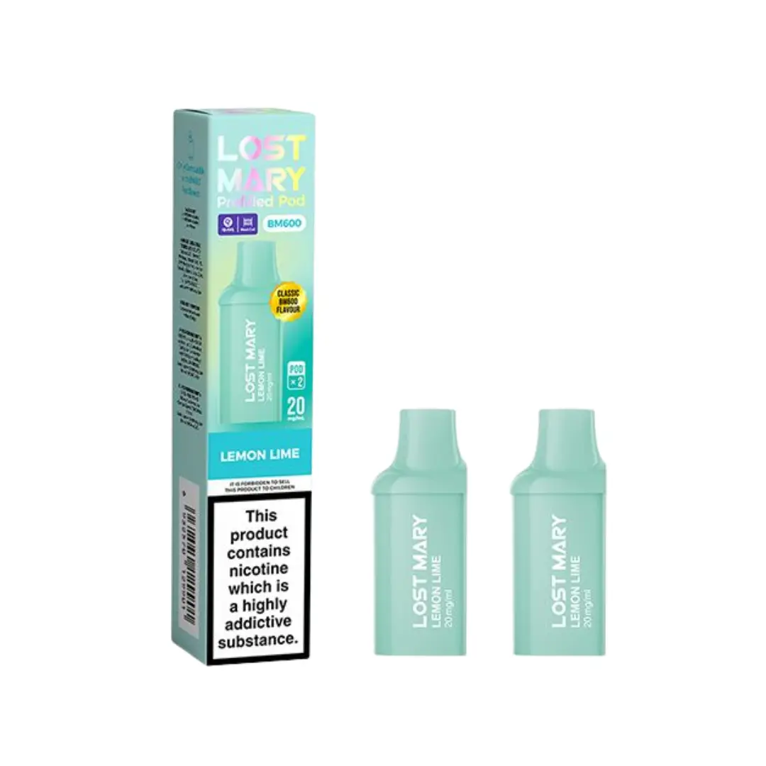 Lost Mary BM600 Lemon Lime Prefilled Pods