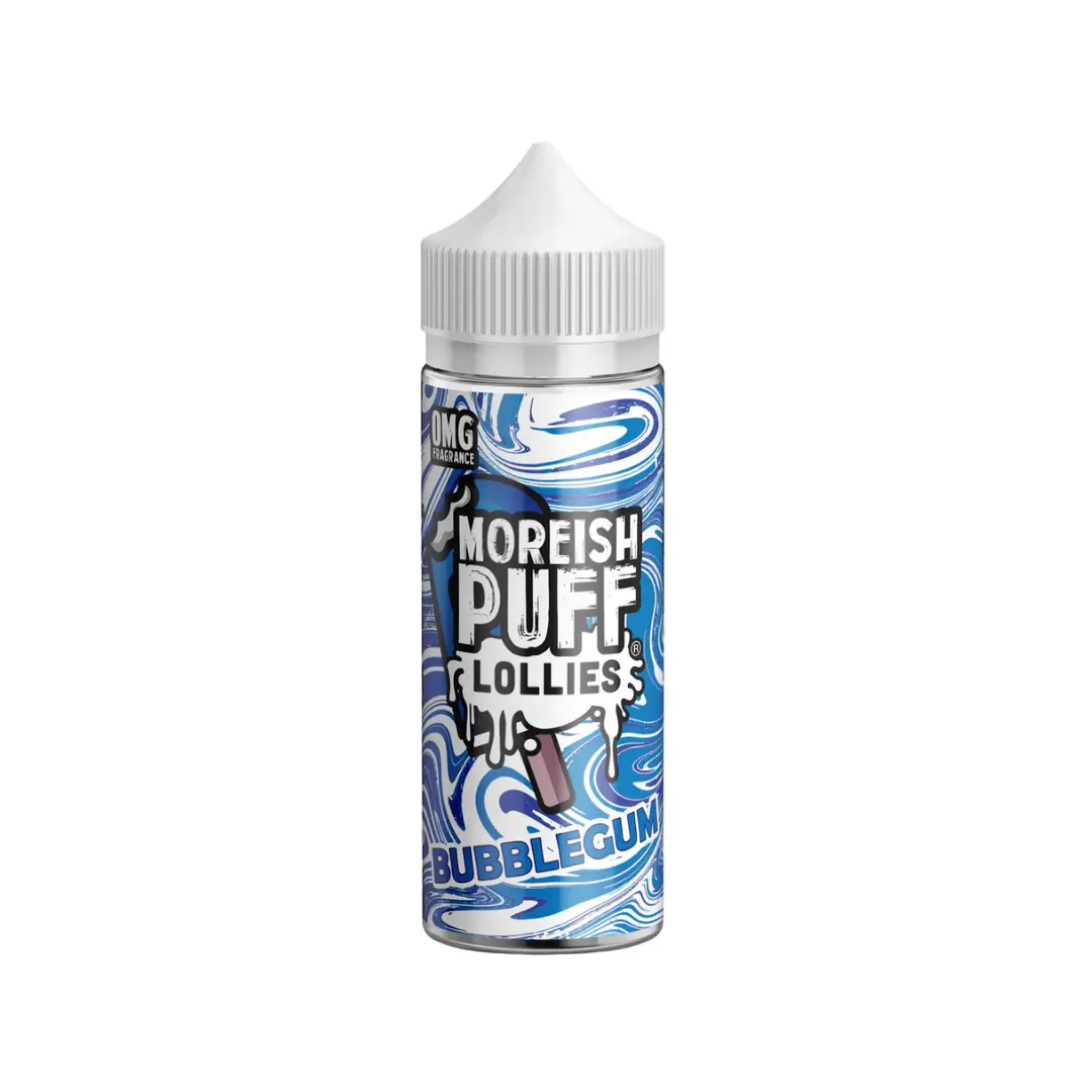 Moreish Puff Lollies Bubblegum 100ml Shortfill