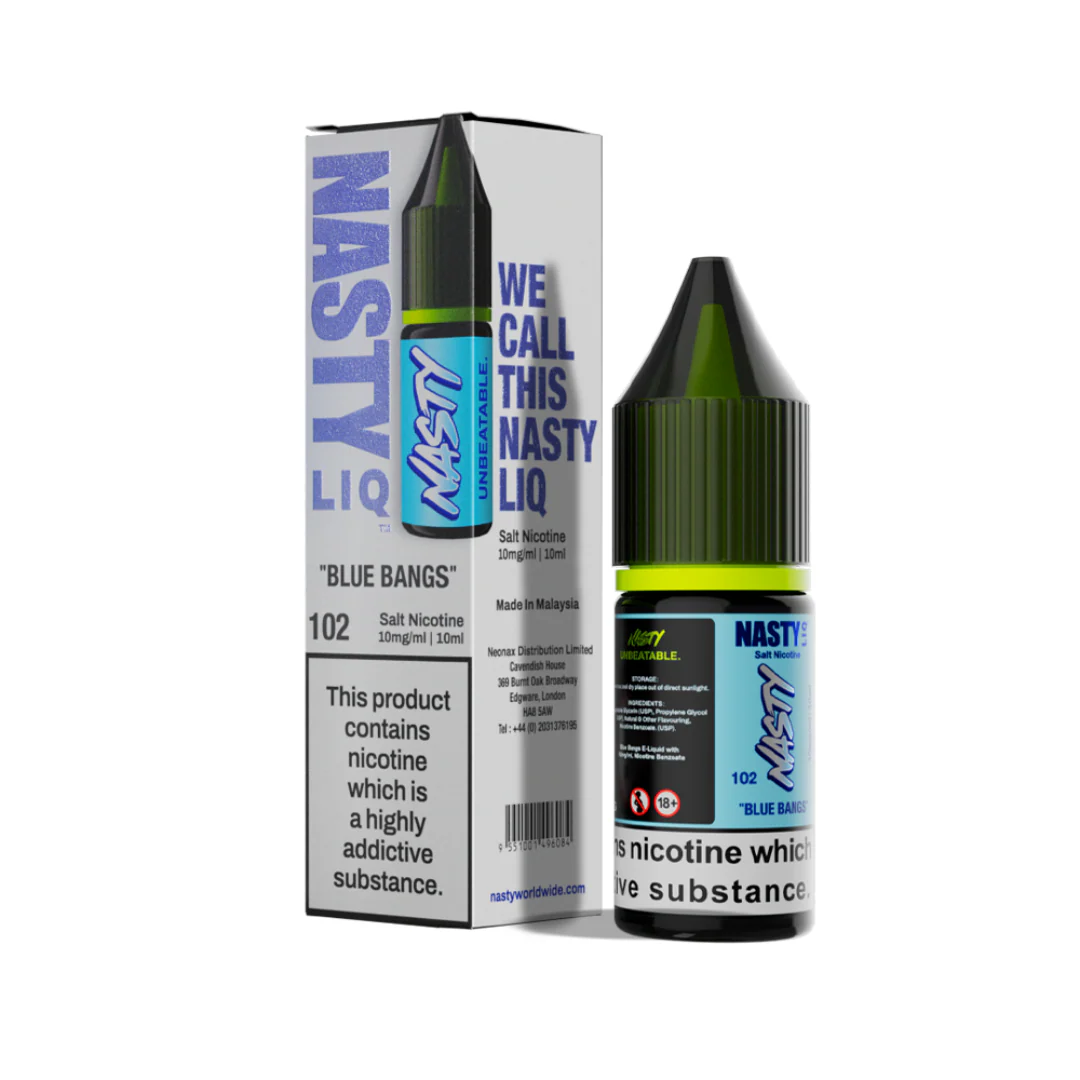 Nasty Liq Blue Bangs 10ml Nic Salt