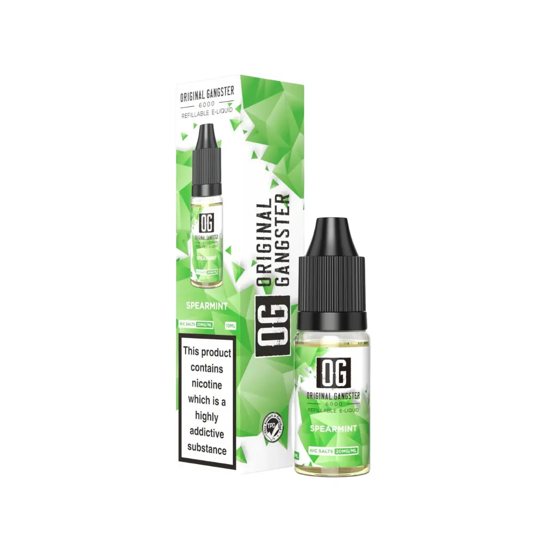 OG Original Gangster 6000 Spearmint 10ml Nic Salt E-liquid