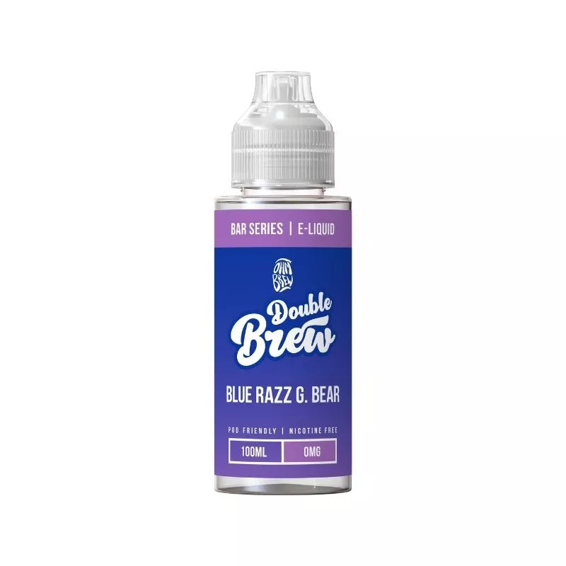 Ohm Brew Double Brew Blue Razz G. Bear 100ml Shortfill