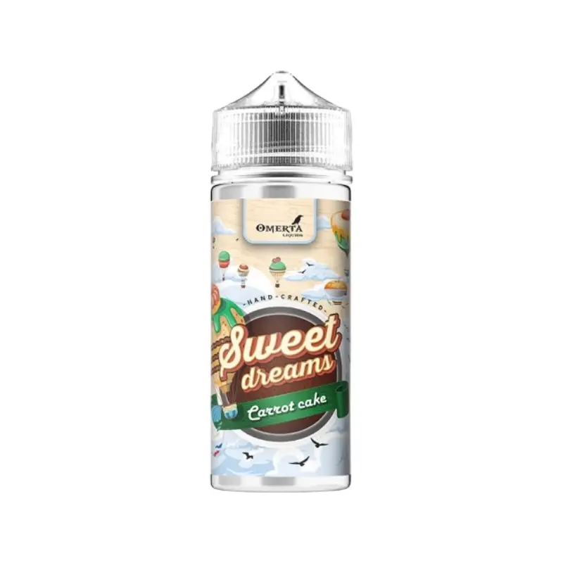 Omerta Sweet Dreams Carrot Cake 100ml Shortfill