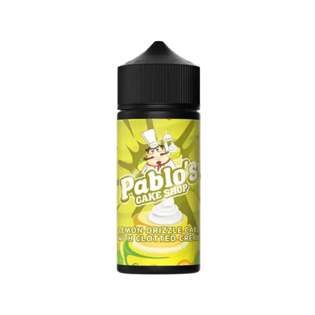 Pablo's Cake Shop Lemon Drizzle Cake with Clotted Cream 100ml E-liquid