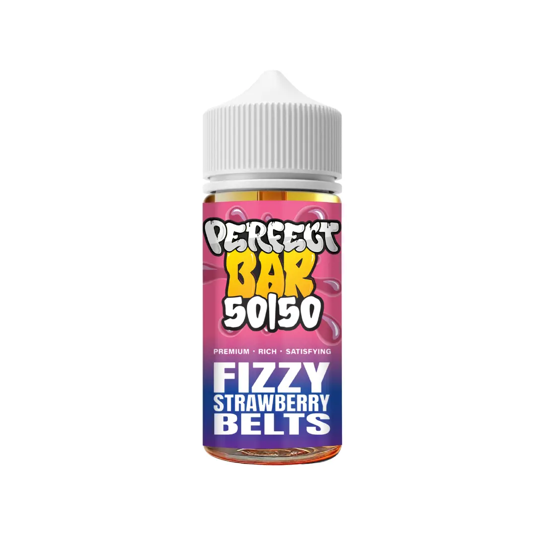 Perfect Bar 50/50 Fizzy Strawberry Belts 100ml Shortfill