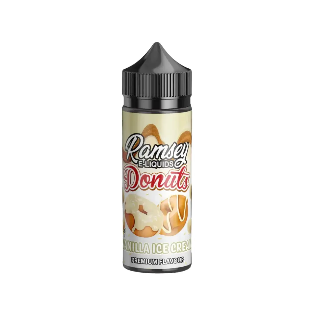 Ramsey Donuts Vanilla Ice Cream Donut 100ml Shortfill E-liquid