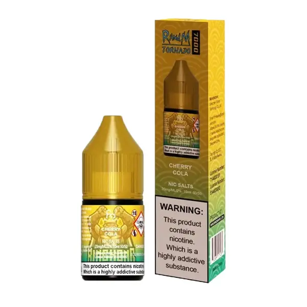 RandM Tornado 9000 Cherry Cola 10ml Nic Salt E-liquid