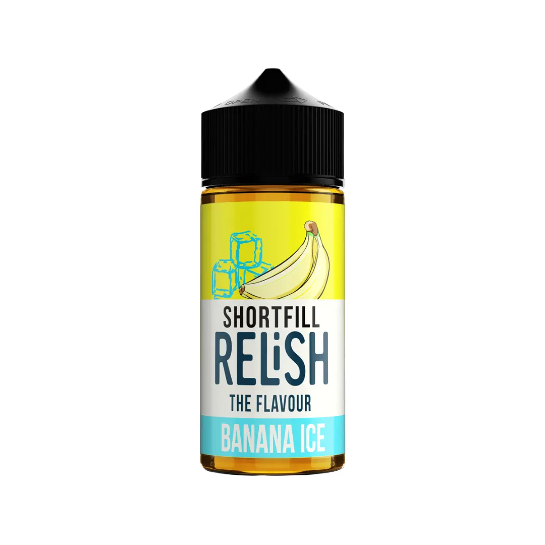 Relish Banana Ice 100ml Shortfill E-liquid
