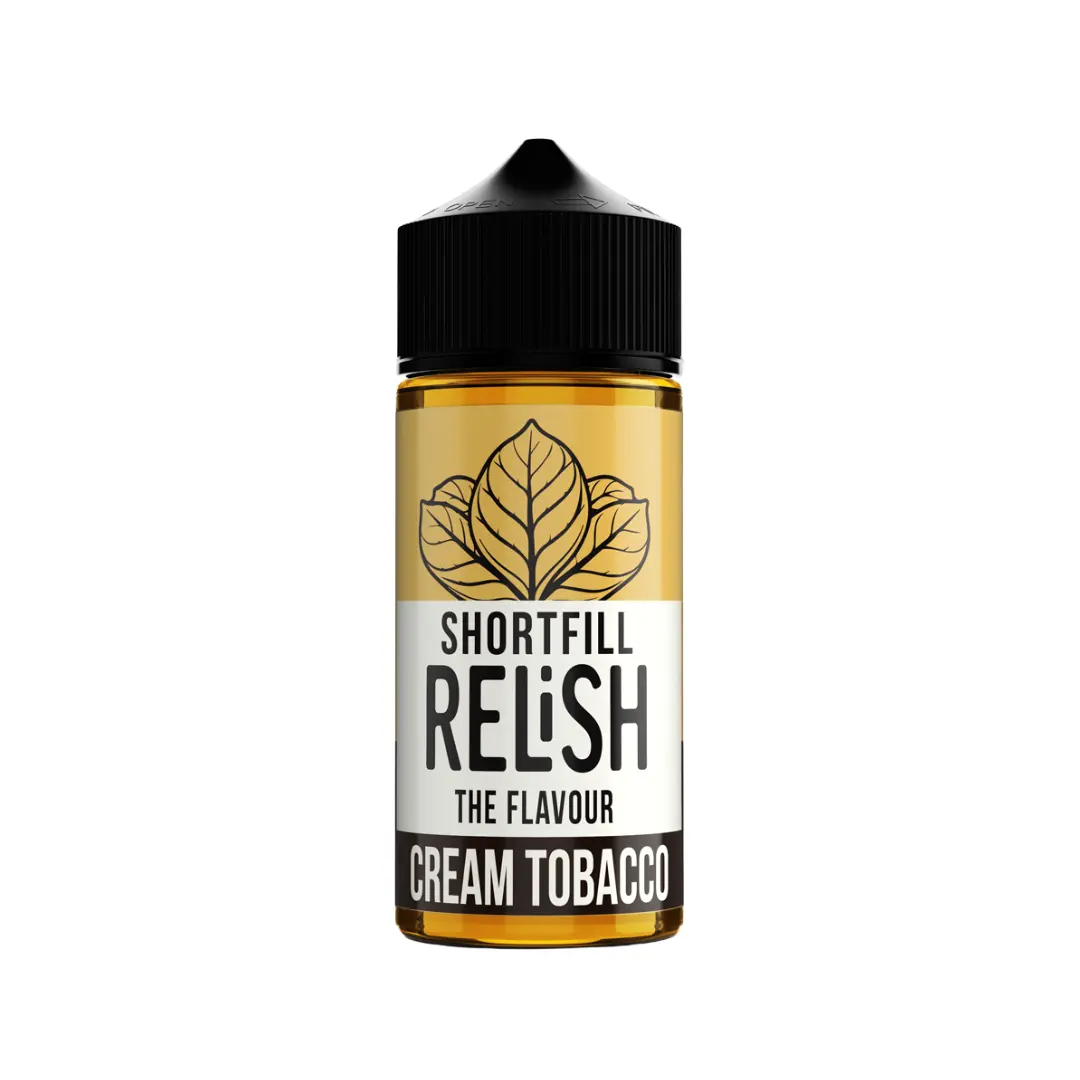 Relish Cream Tobacco 100ml Shortfill E-liquid