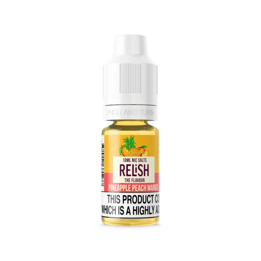 Relish Pineapple Peach Mango 10ml Nic Salt