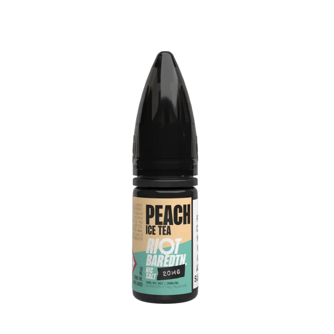 Riot Squad BAR Edition Peach Ice Tea 10ml Nic Salt E-liquid