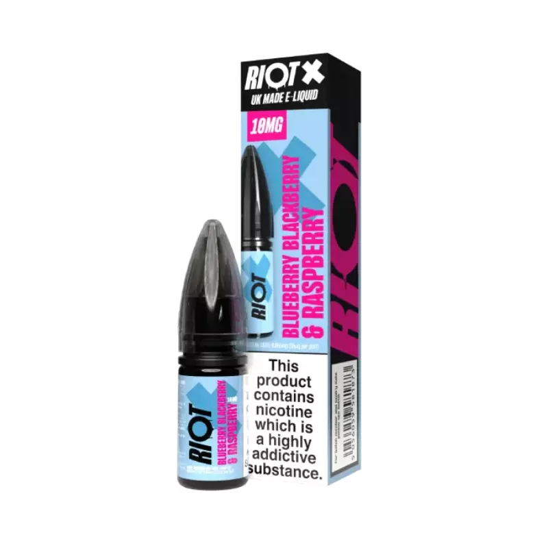 Riot X Blueberry Blackberry & Raspberry Nic Salt 10ml