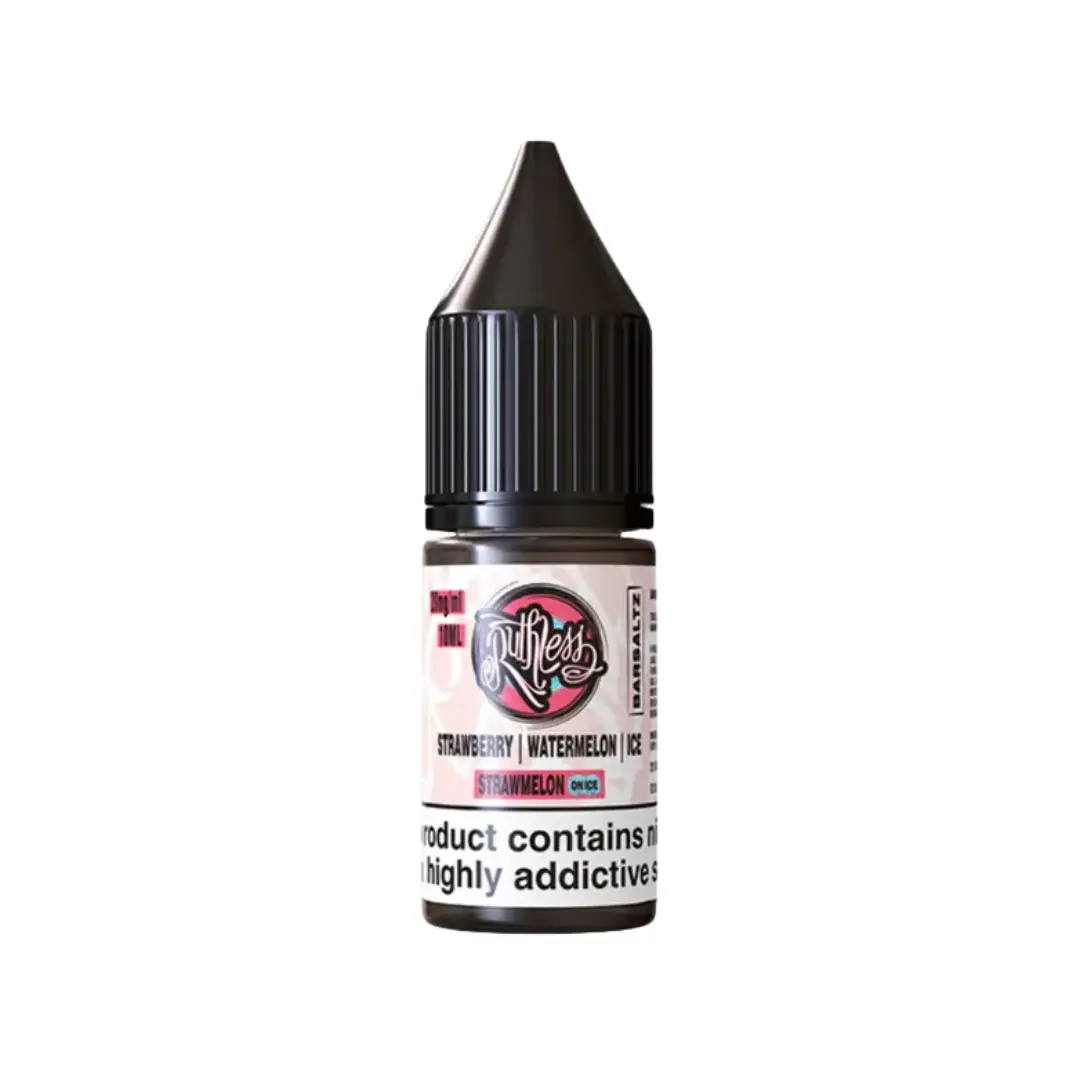 Ruthless Bar Saltz Strawmelon On Ice 10ml Nic Salt E-liquid