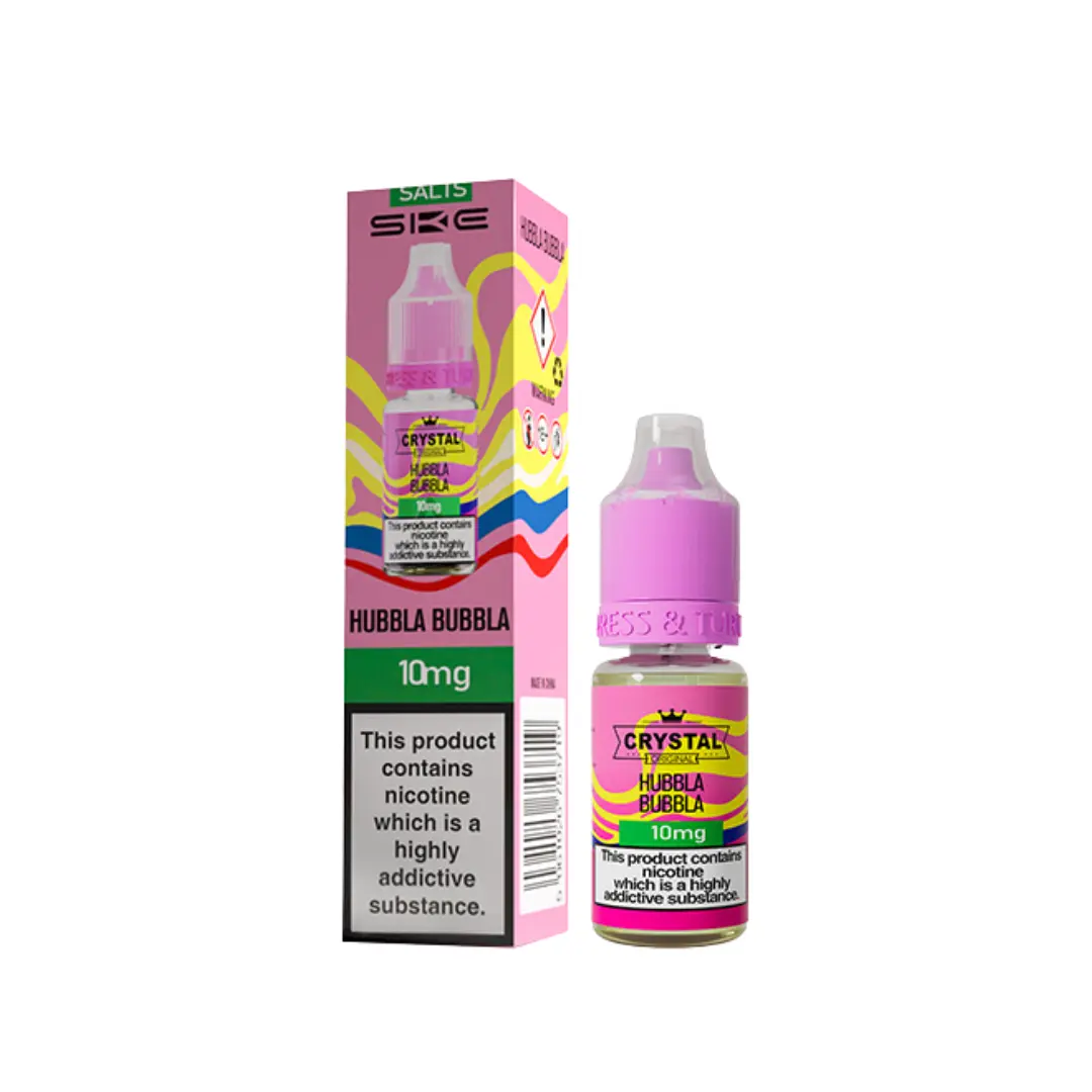 SKE Crystal Hubbla Bubbla 10ml Nic Salt E-liquid