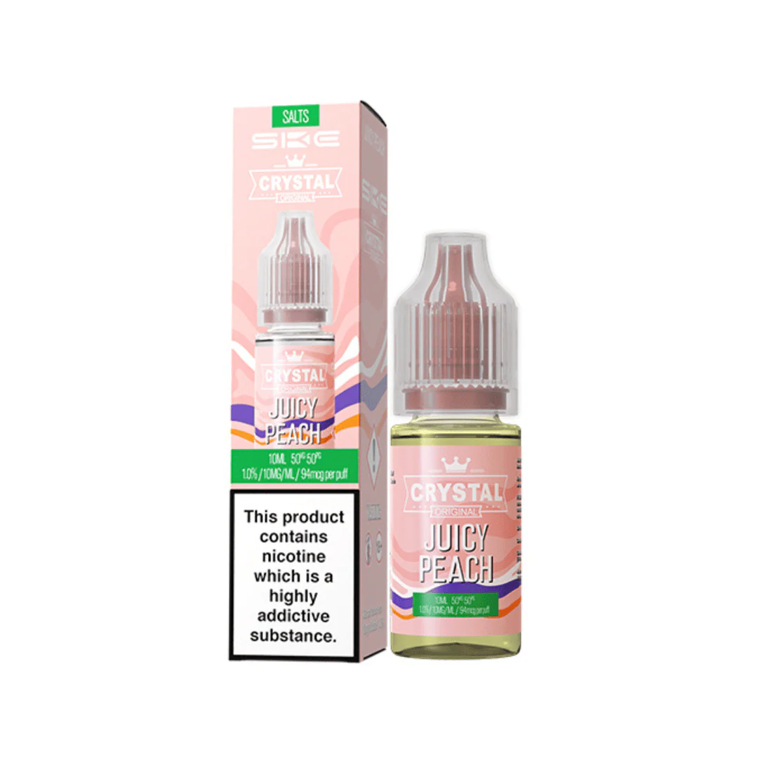 SKE Crystal Juicy Peach 10ml Nic Salt E-liquid