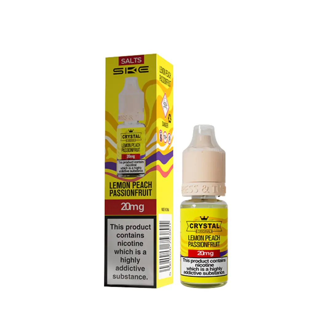 SKE Crystal Lemon Peach Passionfruit 10ml Nic Salt E-liquid