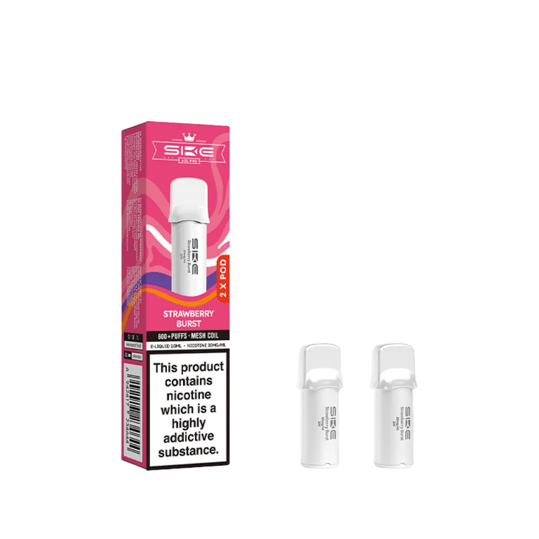 SKE Crystal Pro Strawberry Burst Prefilled Pods
